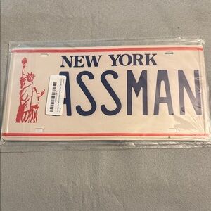 New York Novelty License Plate